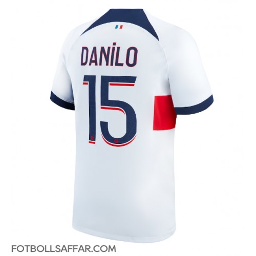 Paris Saint-Germain Danilo Pereira #15 Bortatröja 2023-24 Kortärmad